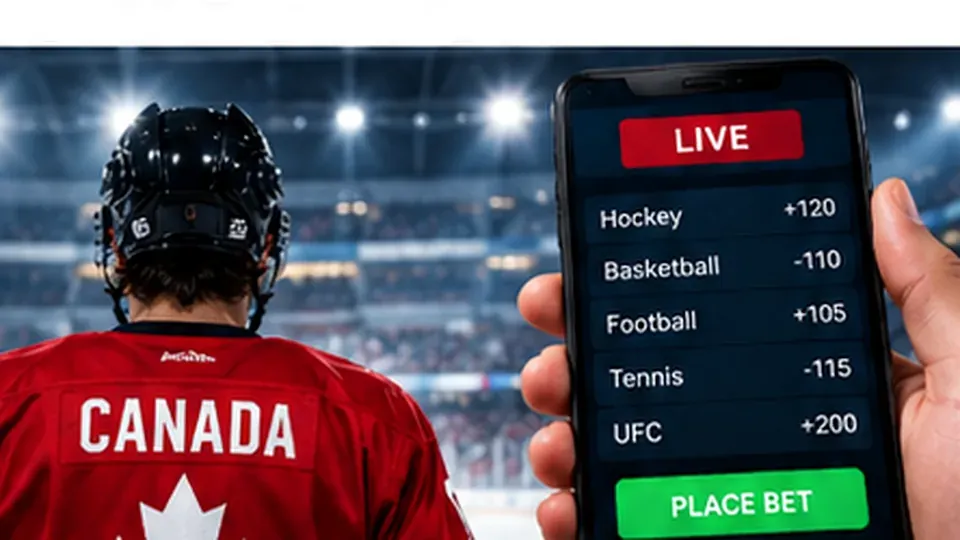 Canadian hockey game-day visual illustrating British Columbia's major sports culture